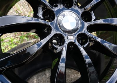 bmw wheels powder coated gloss black